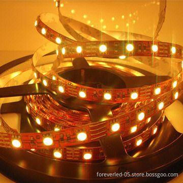 Black PCB Board Flexible LED Strip with SMD LEDs, 12V DC Working Voltage and 10mm Width